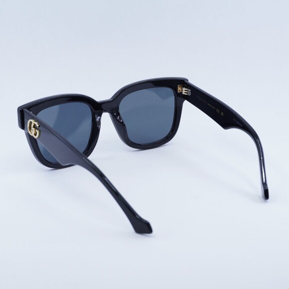Gucci GG0998S 001 Sunglasses Black Square Frame, Grey Lenses main image 3